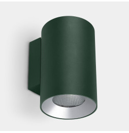 LedsC4 - Aplique IP66 Cosmos simple emisión ø144 LED 36 blanco cálido 2700K ON-OFF verde abeto 2890lm