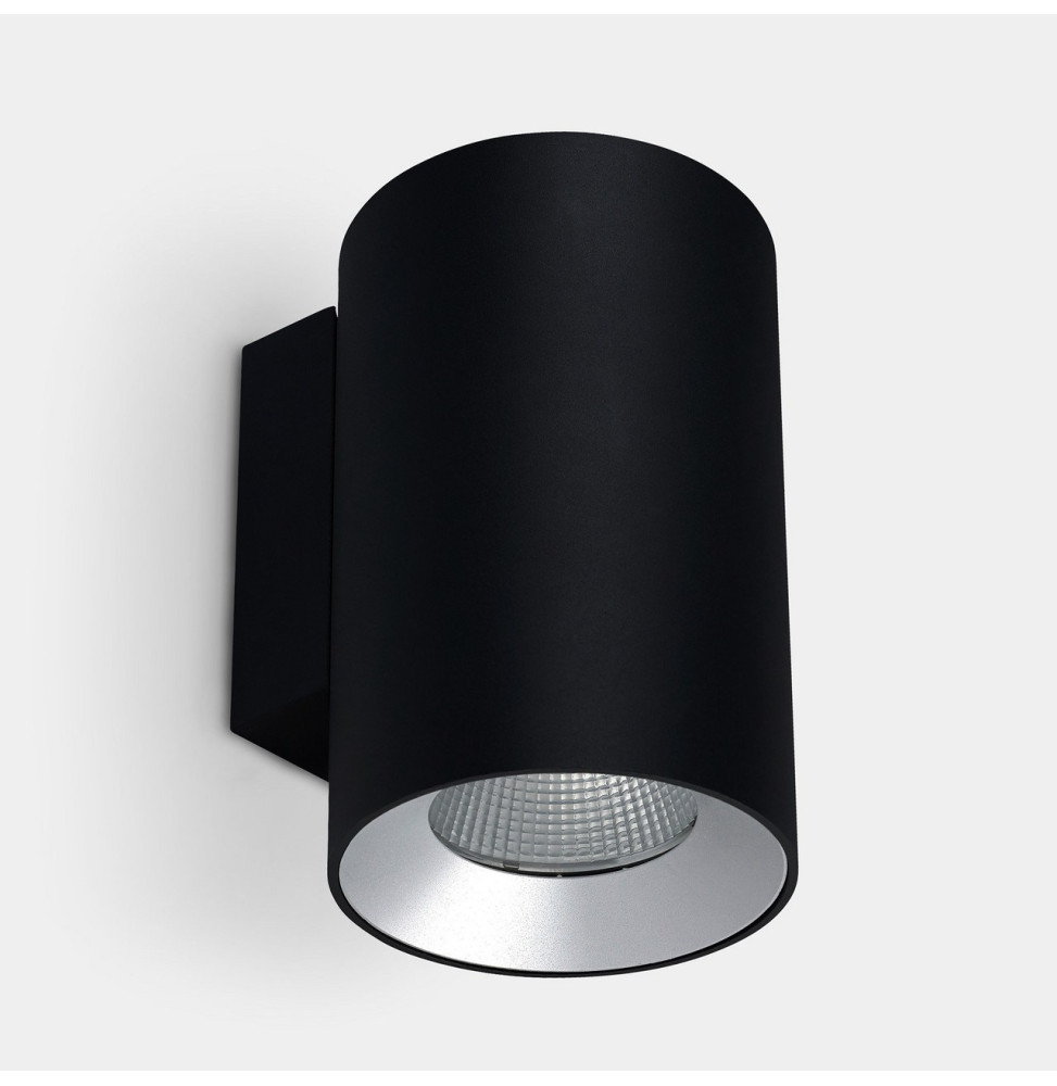 LedsC4 - Aplique IP66 Cosmos simple emisión ø144 LED 36 blanco cálido 3000K DALI-2 negro 2890lm LedsC4 - Aplique IP66 Cosmos simple emisión ø144 LED 36 blanco cálido 3000K DALI-2 negro 2890lm