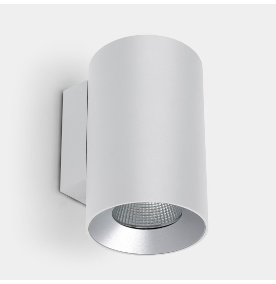 LedsC4 - Aplique IP66 Cosmos simple emisión ø144 LED 36 blanco cálido 3000K ON-OFF blanco 2890lm