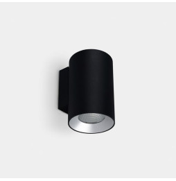 LedsC4 - Aplique IP66 Cosmos simple emisión ø85mm LED 12.7 blanco neutro 4000K ON-OFF negro 1047lm