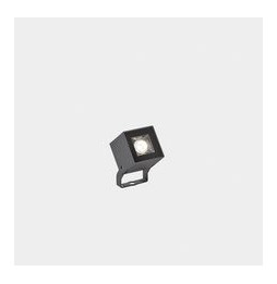 LedsC4 - Proyector IP66 Cube 1 LED LED 5 blanco cálido 3000K gris urbano 338lm