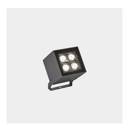 LedsC4 - Proyector IP66 Cube 4 LEDS LED 13.2 blanco neutro 4000K ON-OFF gris urbano 1031lm