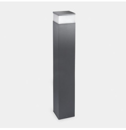 LedsC4 - Baliza IP65 Cubik LED 1000mm LED 17.5 SW 2700-3200-4000K ON-OFF gris urbano 1291lm