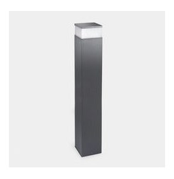 LedsC4 - Baliza IP65 Cubik LED 1000mm LED 17.5 SW 2700-3200-4000K ON-OFF gris urbano 1291lm
