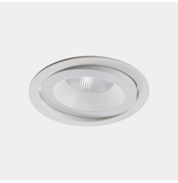 LedsC4 - Downlight IP66 Dako ajustable ø200mm LED 20 blanco cálido 3000K ON-OFF blanco 1821lm