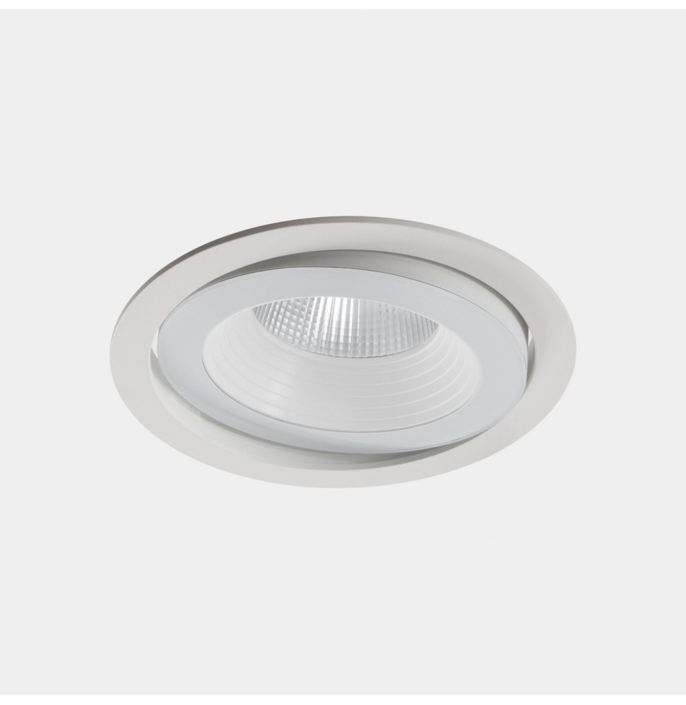 LedsC4 - Downlight IP66 Dako ajustable ø200mm LED 20 blanco cálido 3000K ON-OFF blanco 1821lm LedsC4 - Downlight IP66 Dako ajustable ø200mm LED 20 blanco cálido 3000K ON-OFF blanco 1821lm