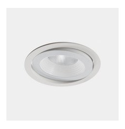 LedsC4 - Downlight IP66 Dako ajustable ø200mm LED 20 blanco cálido 3000K ON-OFF blanco 1821lm