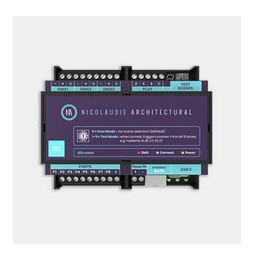 LedsC4 - Consola DMX Advance 1024 canales, carril DIN, Conectividad Ethernet, 99 Escenas, permite control remoto