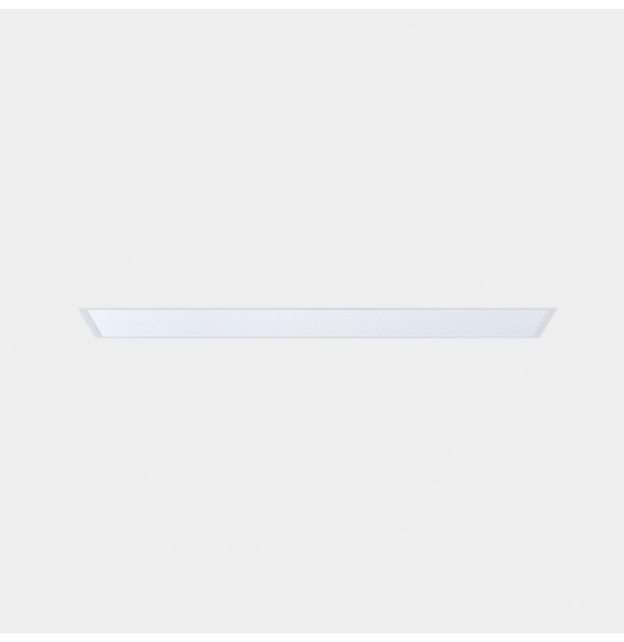 LedsC4 - Downlight Ecofit Plus 119,5 x 29,5 30.7 blanco cálido 3000K CRI 80 95.5º ON-OFF blanco IP40 3350lm