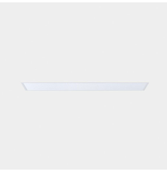 LedsC4 - Downlight Ecofit Plus 119,5 x 29,5 30.7 blanco neutro 4000K CRI 80 95.5º DALI/PUSH blanco IP40 3490lm