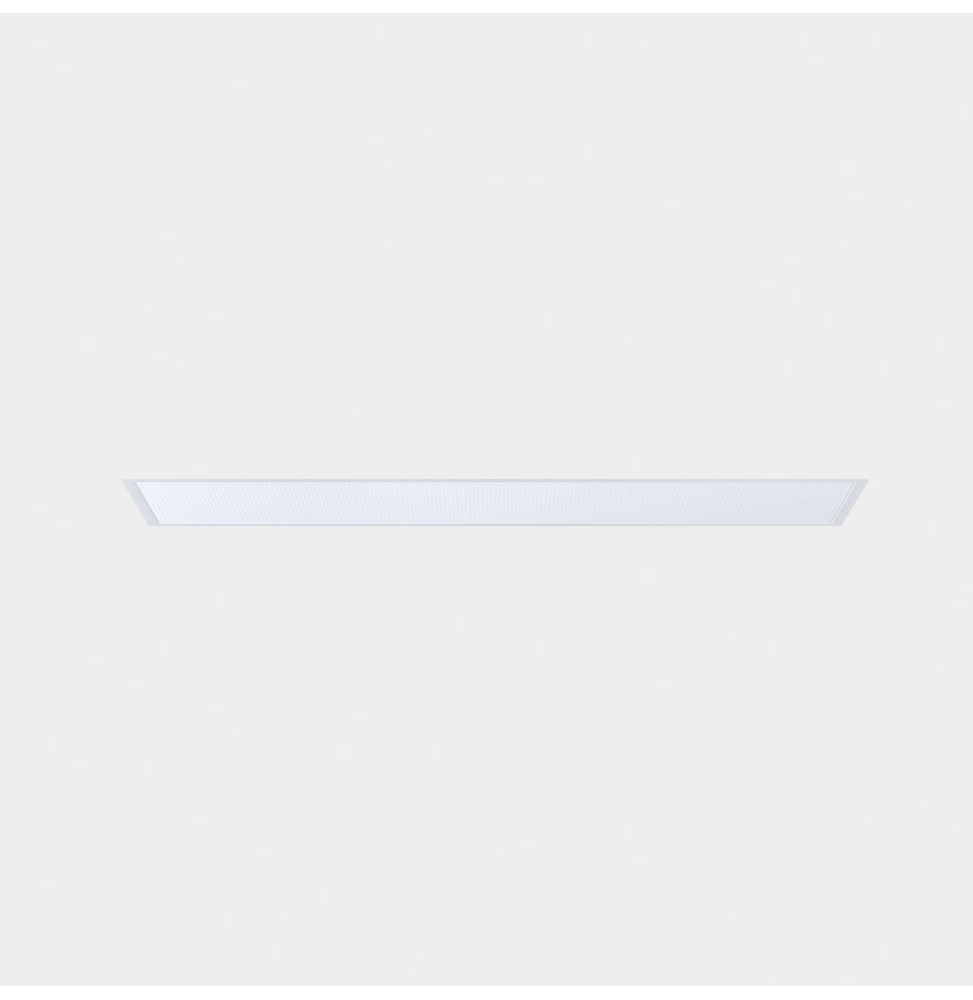LedsC4 - Downlight Ecofit Plus 119,5 x 29,5 30.7 blanco neutro 4000K CRI 80 95.5º ON-OFF blanco IP40 3490lm