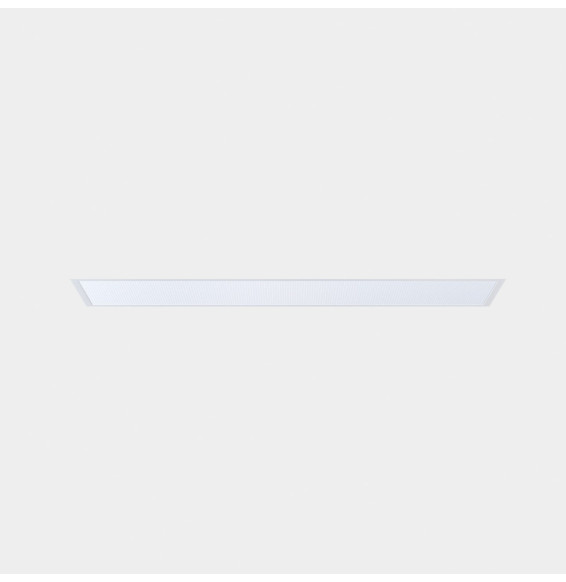 LedsC4 - Downlight Ecofit Plus 119,5 x 29,5 30.7 blanco neutro 4000K CRI 80 95.5º ON-OFF blanco IP40 3490lm