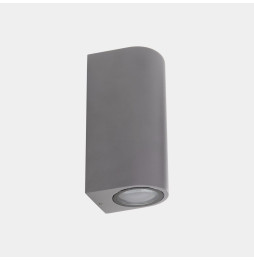 LedsC4 - Aplique IP66 Eko doble emisión GU10 8 gris