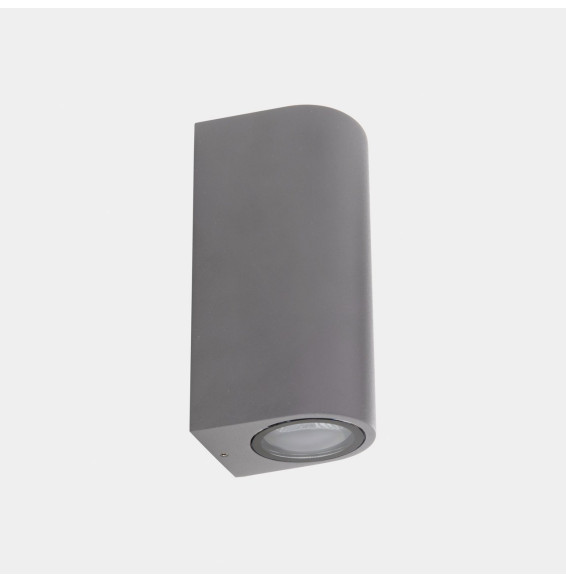 LedsC4 - Aplique IP66 Eko doble emisión GU10 8 gris