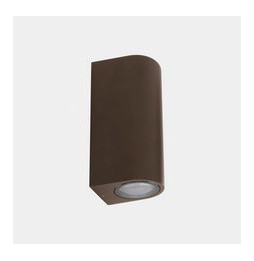 LedsC4 - Aplique IP66 Eko doble emisión GU10 8 marrón