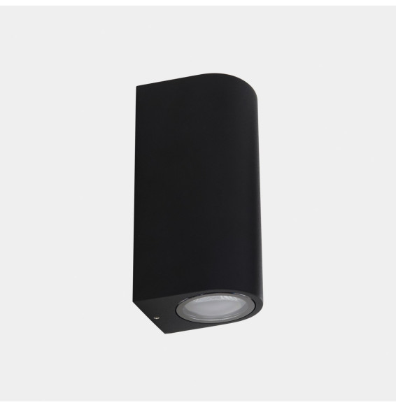 LedsC4 - Aplique IP66 Eko doble emisión GU10 8 negro