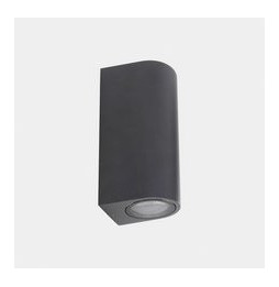 LedsC4 - Aplique IP66 Eko doble emisión GU10 8 gris urbano