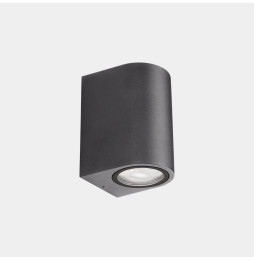 LedsC4 - Aplique IP66 Eko simple emisión GU10 8 gris urbano