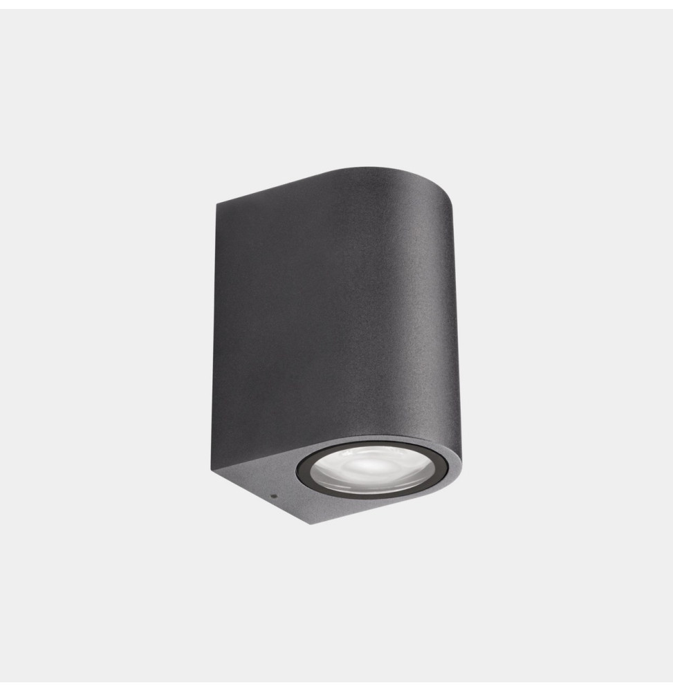 LedsC4 - Aplique IP66 Eko simple emisión GU10 8 gris urbano LedsC4 - Aplique IP66 Eko simple emisión GU10 8 gris urbano