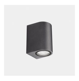 LedsC4 - Aplique IP66 Eko simple emisión GU10 8 gris urbano