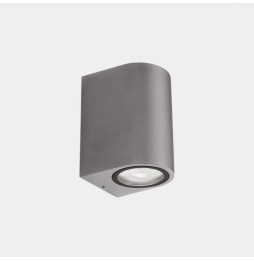 LedsC4 - Aplique IP66 Eko simple emisión GU10 8 gris