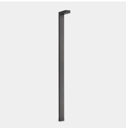 LedsC4 - Farola IP66 Ele 1 Head LED 26 2200K DALI-2 gris urbano 2456lm