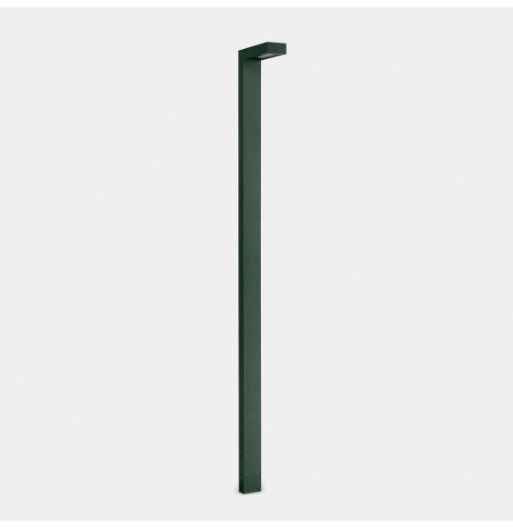 LedsC4 - Farola IP66 Ele 1 Head LED 26 2200K DALI-2 verde abeto 2456lm