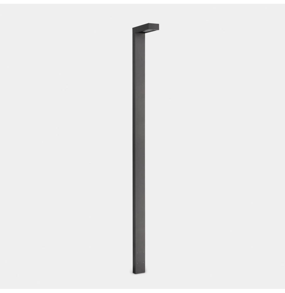 LedsC4 - Farola IP66 Ele 1 Head LED 26 2700K DALI-2 gris urbano 2729lm LedsC4 - Farola IP66 Ele 1 Head LED 26 2700K DALI-2 gris urbano 2729lm