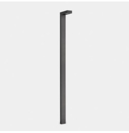 LedsC4 - Farola IP66 Ele 1 Head LED 26 3000K DALI-2 gris urbano 2729lm