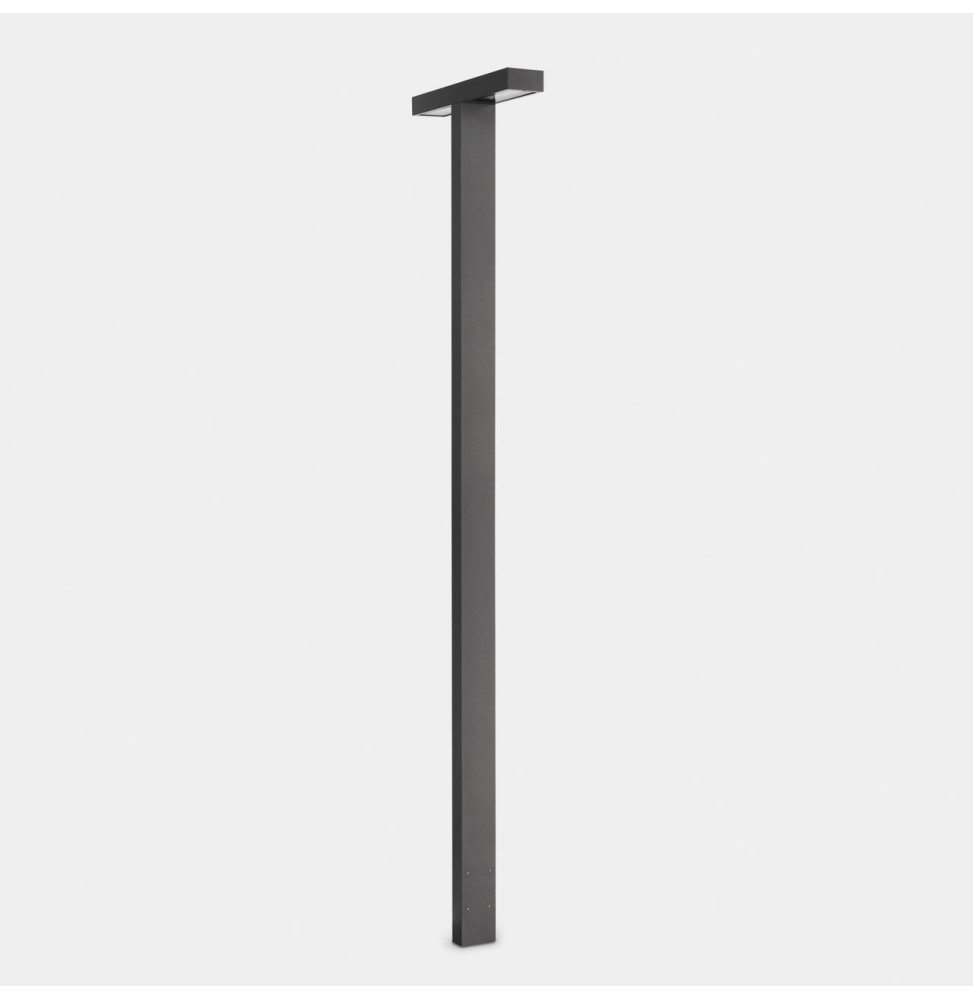 LedsC4 - Farola IP66 Ele 2 Heads LED 49 2700K DALI-2 gris urbano 5458lm LedsC4 - Farola IP66 Ele 2 Heads LED 49 2700K DALI-2 gris urbano 5458lm