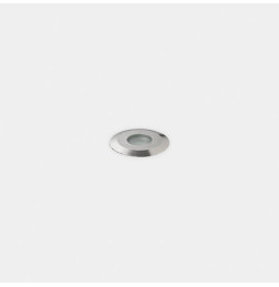 LedsC4 - Empotrable de suelo IP65-IP67 Gea LED Signaling ø60mm LED 1 3000K aluminio anodizado 23lm