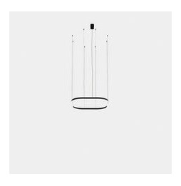 LedsC4 - Luminaria colgante Geometric cuadrado empotrada 1000x1000mm LED 76 blanco cálido 3000K ON-OFF blanco 4609lm