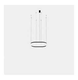 LedsC4 - Luminaria colgante Geometric cuadrado empotrada 1000x1000mm LED 76 blanco neutro 4000K ON-OFF blanco 4978lm