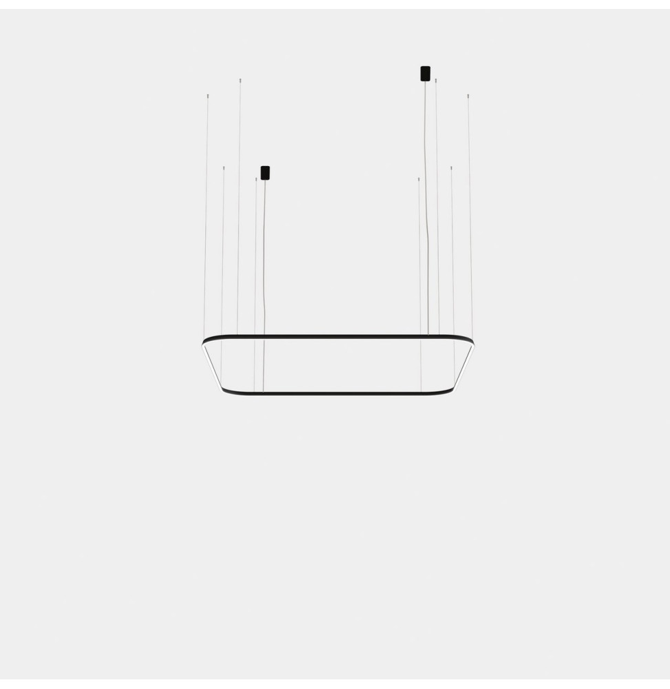 LedsC4 - Luminaria colgante Geometric cuadrado empotrada 2500x2500mm LED 199 blanco cálido 2700K ON-OFF negro 11527lm LedsC4 - Luminaria colgante Geometric cuadrado empotrada 2500x2500mm LED 199 blanco cálido 2700K ON-OFF negro 11527lm