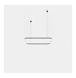 LedsC4 - Luminaria colgante Geometric cuadrado empotrada 2500x2500mm LED 199 blanco cálido 3000K ON-OFF oro 12529lm