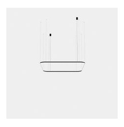 LedsC4 - Luminaria colgante Geometric cuadrado empotrada 2500x2500mm LED 199 blanco neutro 4000K ON-OFF oro 13531lm