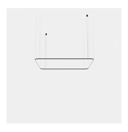 LedsC4 - Luminaria colgante Geometric cuadrado empotrada 4000x4000mm LED 319 blanco cálido 2700K ON-OFF blanco 18813lm