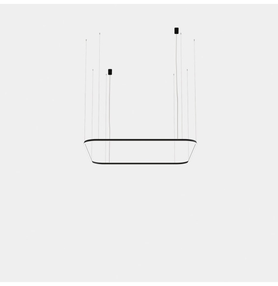 LedsC4 - Luminaria colgante Geometric cuadrado empotrada 2500x2500mm LED 199 blanco neutro 4000K ON-OFF blanco 13531lm