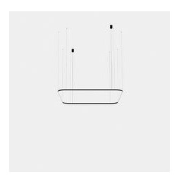 LedsC4 - Luminaria colgante Geometric cuadrado empotrada 2500x2500mm LED 199 blanco neutro 4000K ON-OFF blanco 13531lm