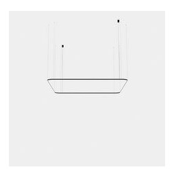 LedsC4 - Luminaria colgante Geometric cuadrado empotrada 4000x4000mm LED 319 blanco neutro 4000K ON-OFF oro 22085lm