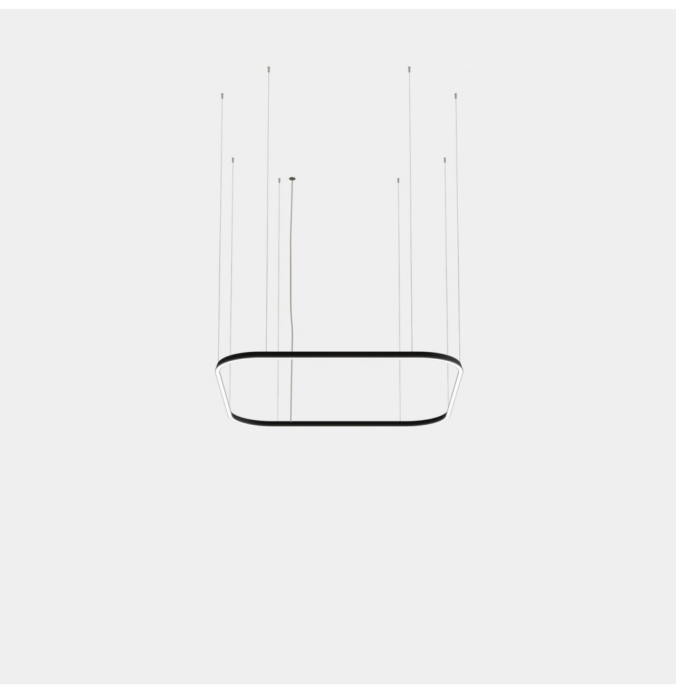 LedsC4 - Luminaria colgante Geometric cuadrado mini 1600x1600mm LED 125 blanco cálido 2400K ON-OFF oro 6455lm LedsC4 - Luminaria colgante Geometric cuadrado mini 1600x1600mm LED 125 blanco cálido 2400K ON-OFF oro 6455lm