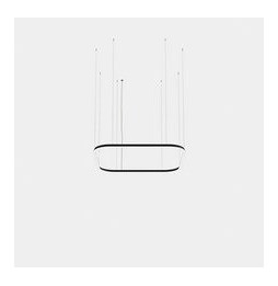 LedsC4 - Luminaria colgante Geometric cuadrado mini 1600x1600mm LED 125 blanco neutro 4000K ON-OFF oro 8399lm