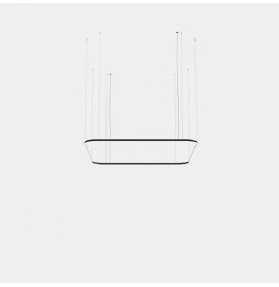 LedsC4 - Luminaria colgante Geometric cuadrado mini 2500x2500mm LED 199 blanco neutro 4000K ON-OFF oro 13531lm