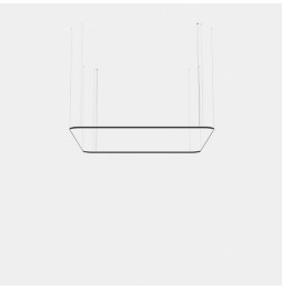 LedsC4 - Luminaria colgante Geometric cuadrado mini 4000x4000mm LED 319 blanco cálido 3000K ON-OFF oro 20449lm