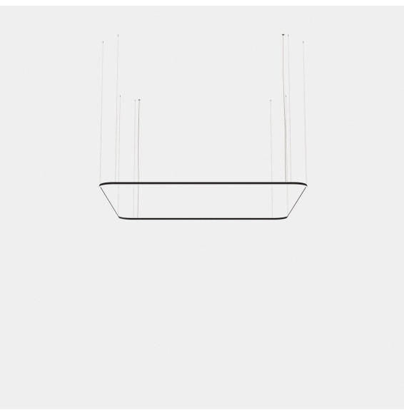 LedsC4 - Luminaria colgante Geometric cuadrado mini 4000x4000mm LED 319 blanco neutro 4000K ON-OFF oro 22085lm