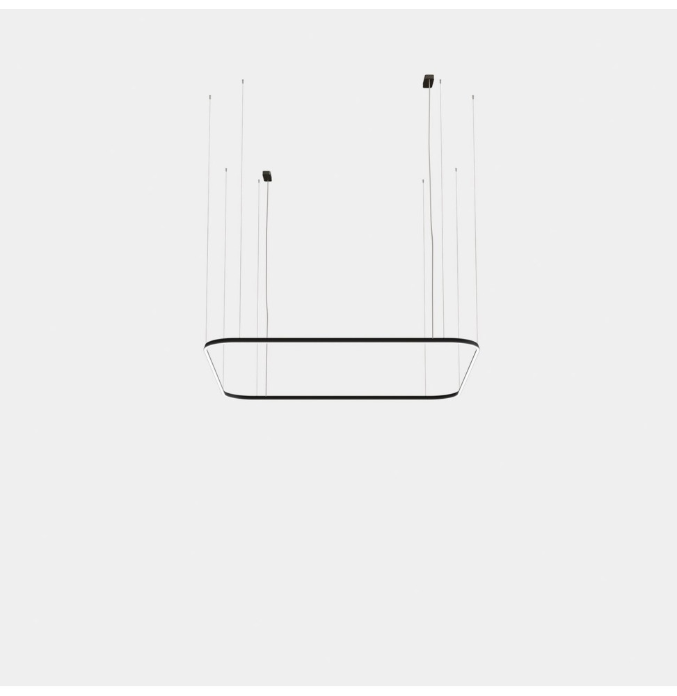 LedsC4 - Luminaria colgante Geometric cuadrado superficie 2500x2500mm LED 199 blanco cálido 2400K ON-OFF negro 10399lm LedsC4 - Luminaria colgante Geometric cuadrado superficie 2500x2500mm LED 199 blanco cálido 2400K ON-OFF negro 10399lm