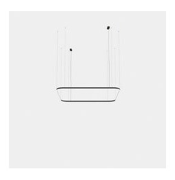 LedsC4 - Luminaria colgante Geometric cuadrado superficie 2500x2500mm LED 199 blanco cálido 2400K ON-OFF oro 10399lm