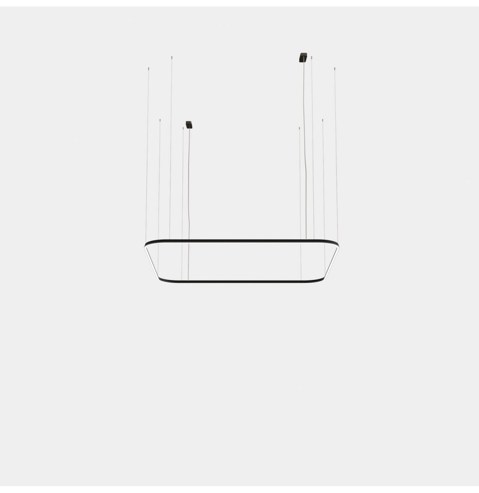 LedsC4 - Luminaria colgante Geometric cuadrado superficie 2500x2500mm LED 199 blanco cálido 2700K ON-OFF negro 11527lm LedsC4 - Luminaria colgante Geometric cuadrado superficie 2500x2500mm LED 199 blanco cálido 2700K ON-OFF negro 11527lm