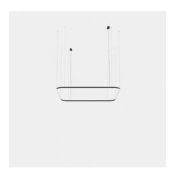 LedsC4 - Luminaria colgante Geometric cuadrado superficie 2500x2500mm LED 199 blanco neutro 4000K ON-OFF blanco 13531lm