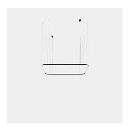 LedsC4 - Luminaria colgante Geometric cuadrado superficie 2500x2500mm LED 199 blanco neutro 4000K ON-OFF oro 13531lm